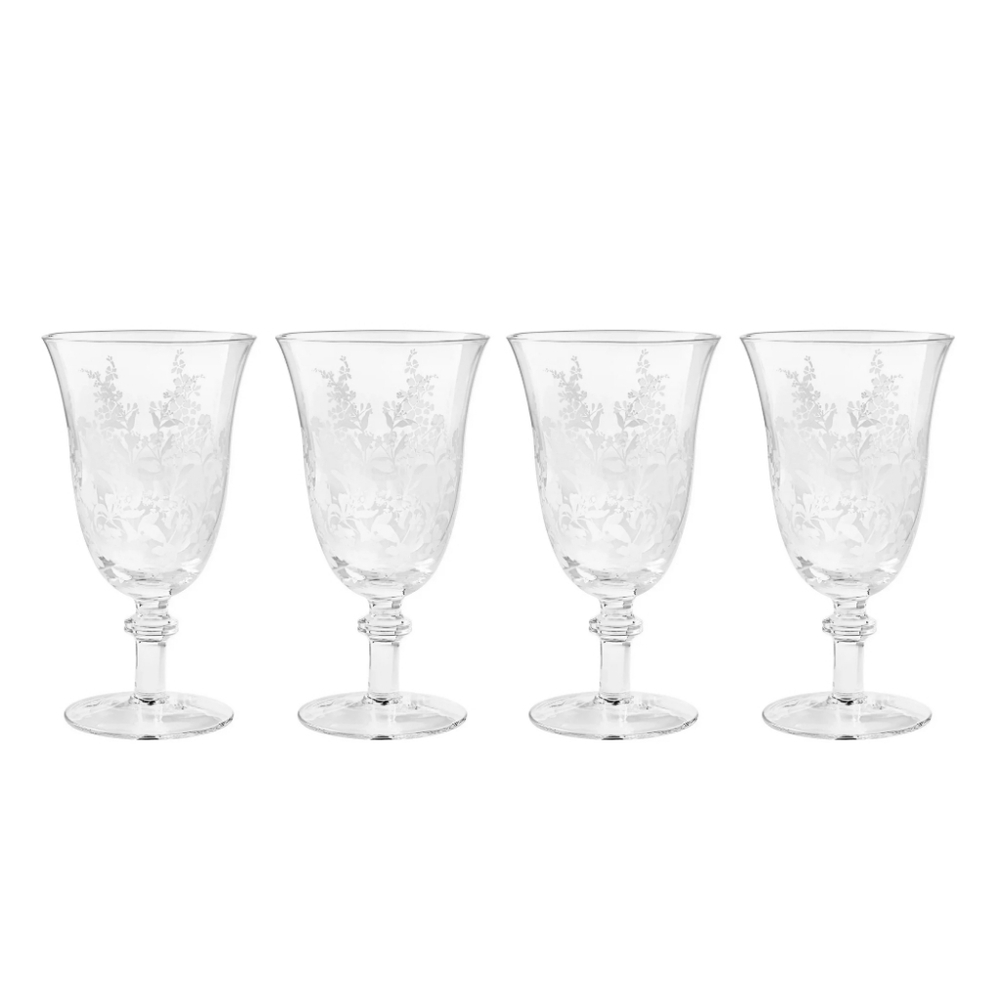💜 4 Pack New 2025 Pioneer Woman Daisy 14oz Goblets